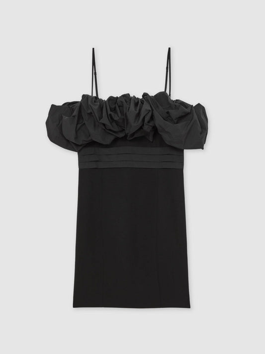 Sculptural Strapless Mini Dress Black | Women