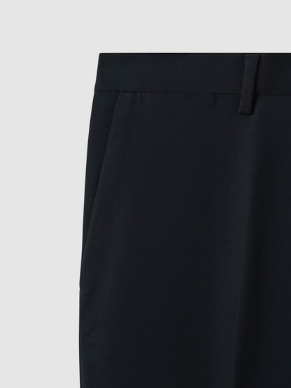 Slim Fit Cotton Blend Chinos Navy | Men