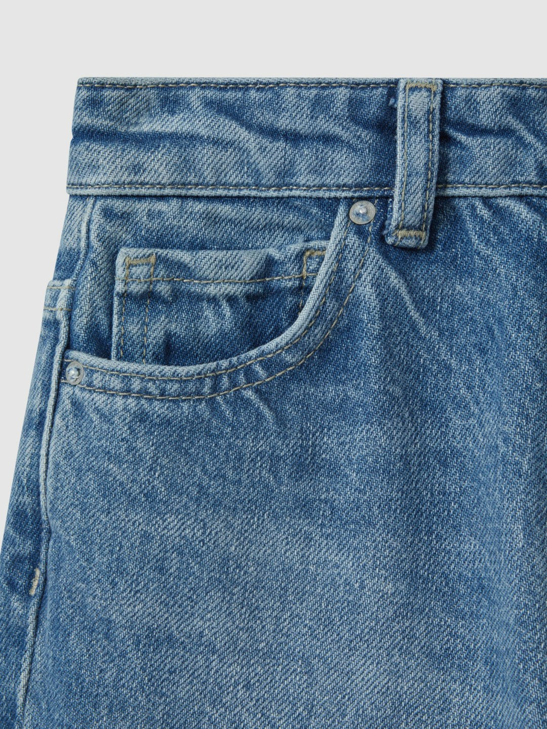 3-9 yrs Loose Fit Adjuster Jeans Mid Blue | Children & Baby