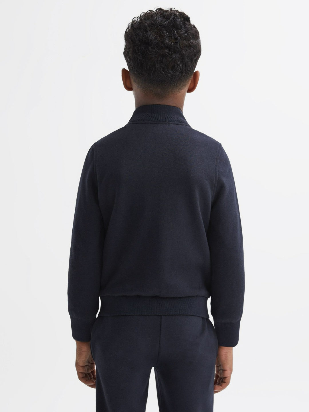 3-9 yrs Funnel Neck Quilted Hybrid Jacket Navy | Children & Baby