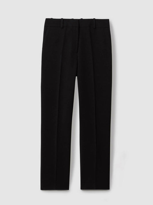 Slim Fit Suit Trousers Black | Women