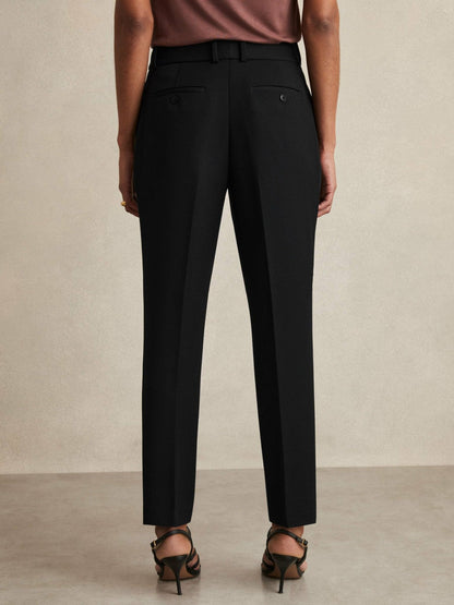Slim Fit Suit Trousers Black | Women