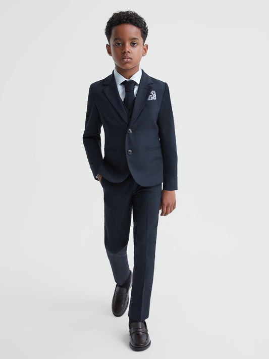 9-14 yrs Wool Blend Single Breasted Blazer Navy | Children & Baby