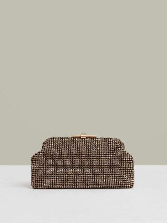 Embellished Clutch Bag Gold | Women