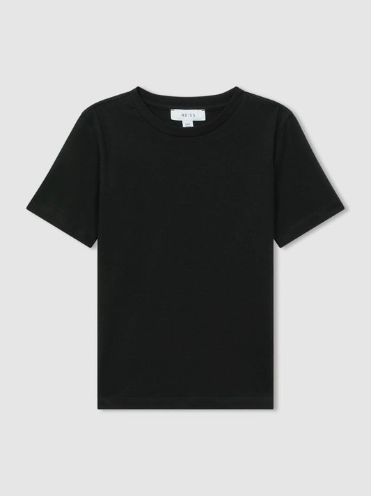 9-13 yrs Crew Neck T-Shirt Black | Children & Baby