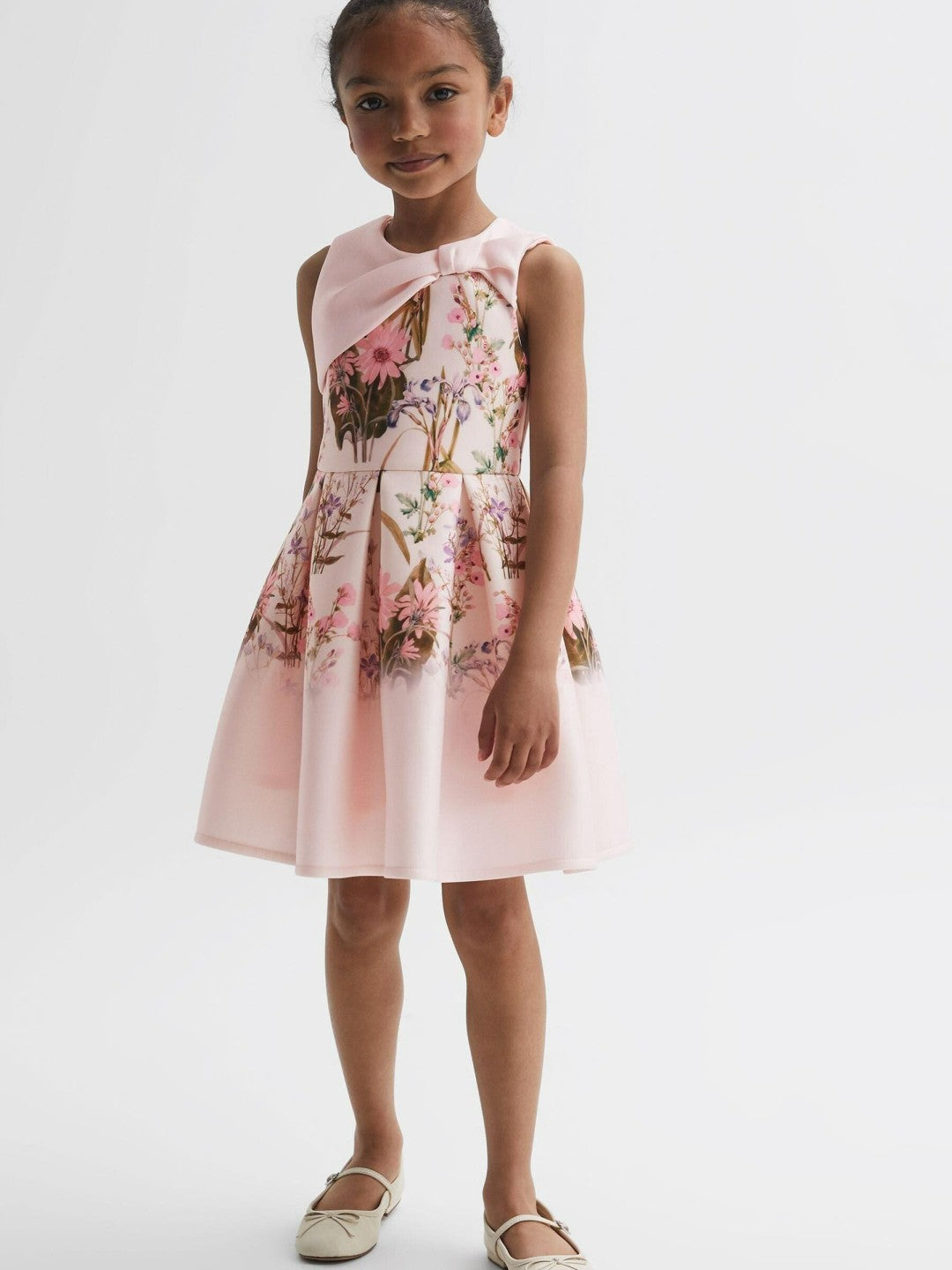 Senior Scuba Floral Printed Dress Multi | Children & Baby