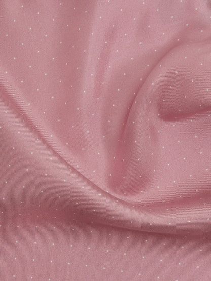 Polka Dot Silk Pocket Square Pink | Men