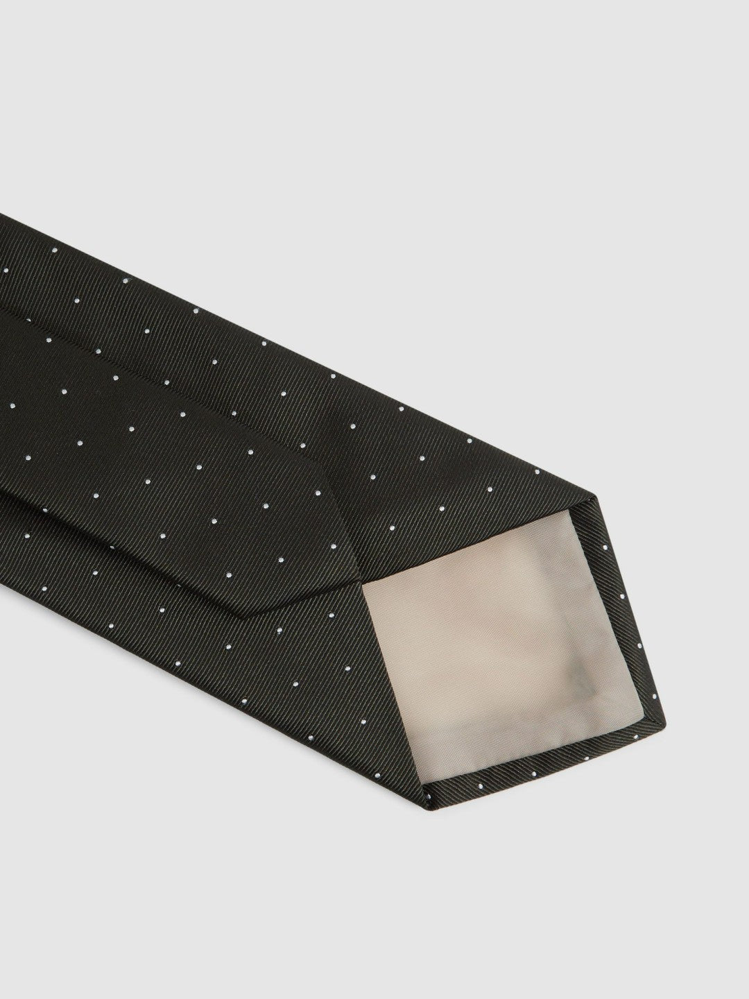 Polka Dot Silk Tie Dark Green | Men
