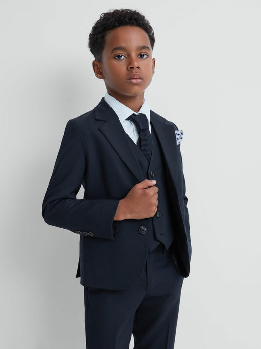 3-9 yrs Wool Blend Single Breasted Blazer Navy | Children & Baby