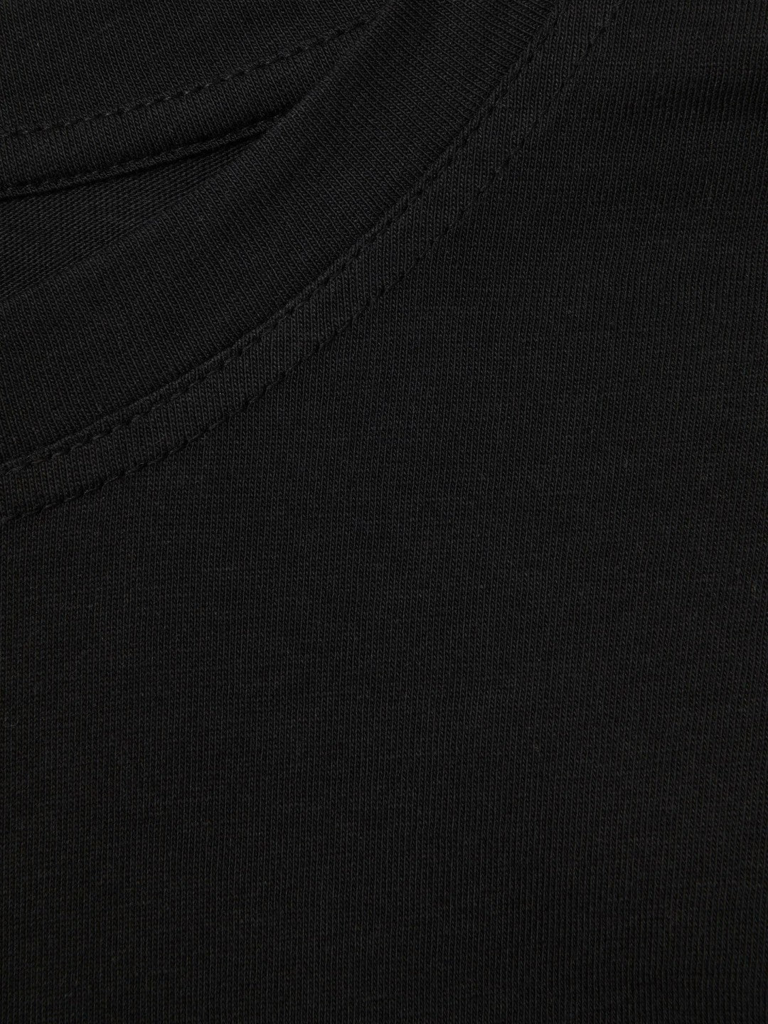 Cotton Capped Sleeve T-Shirt Black | Women
