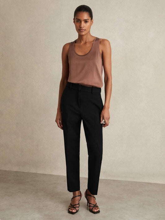 Petite Slim Fit Suit Trousers Black | Women