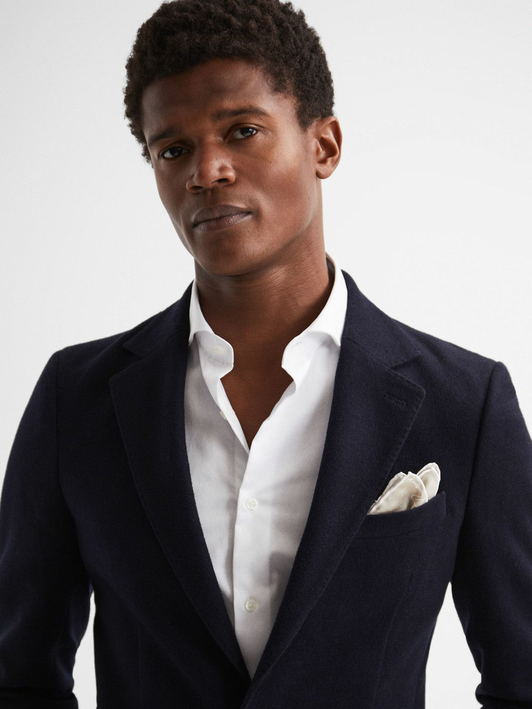 Polka Dot Silk Pocket Square Stone | Men