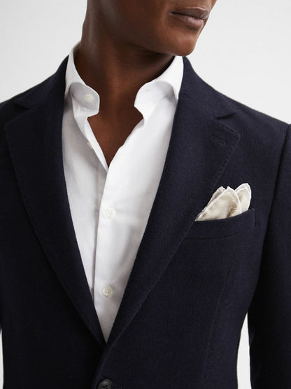 Polka Dot Silk Pocket Square Stone | Men