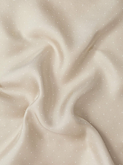 Polka Dot Silk Pocket Square Stone | Men