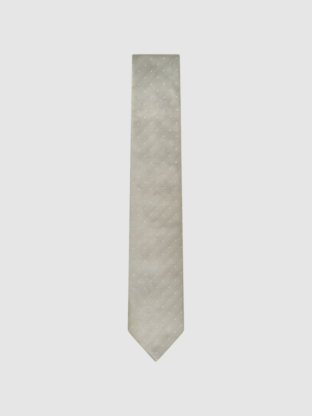 Polka Dot Silk Tie Champagne | Men