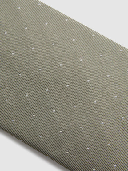 Polka Dot Silk Tie Champagne | Men