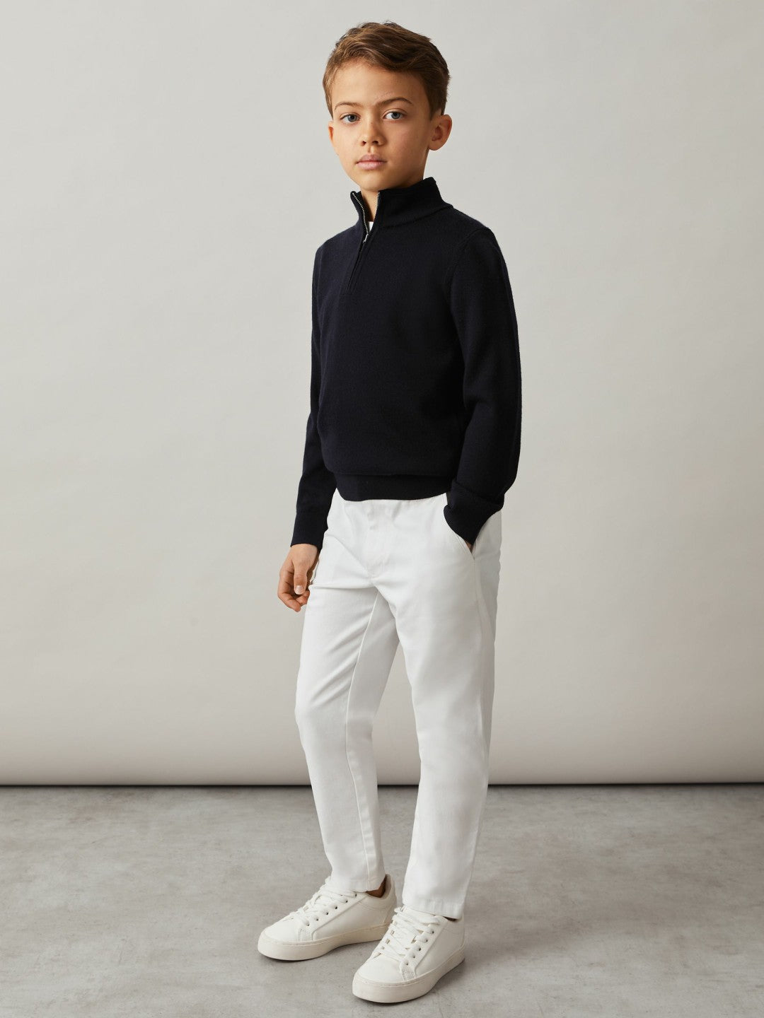 13-14 yrs Slim Fit Casual Chinos White | Children & Baby