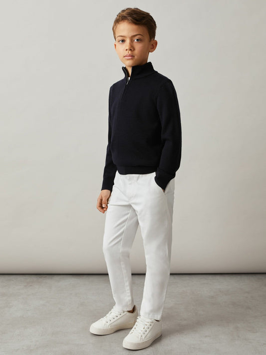 13-14 yrs Slim Fit Casual Chinos White | Children & Baby