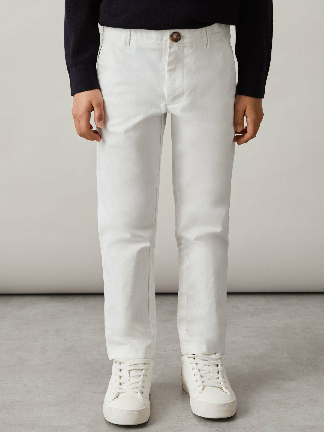 13-14 yrs Slim Fit Casual Chinos White | Children & Baby