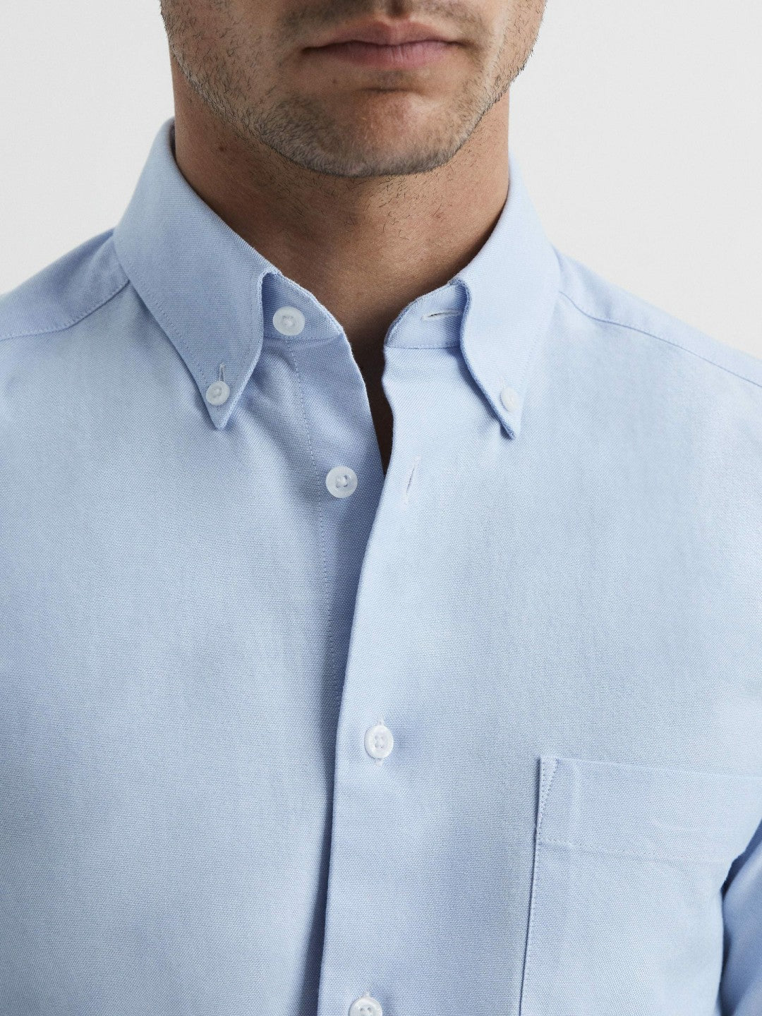 Soft Wash Button Down Oxford Shirt Soft Blue | Men