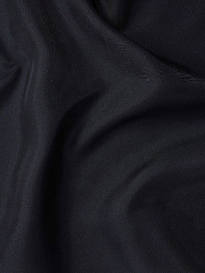 Plain Silk Pocket Square Navy | Men