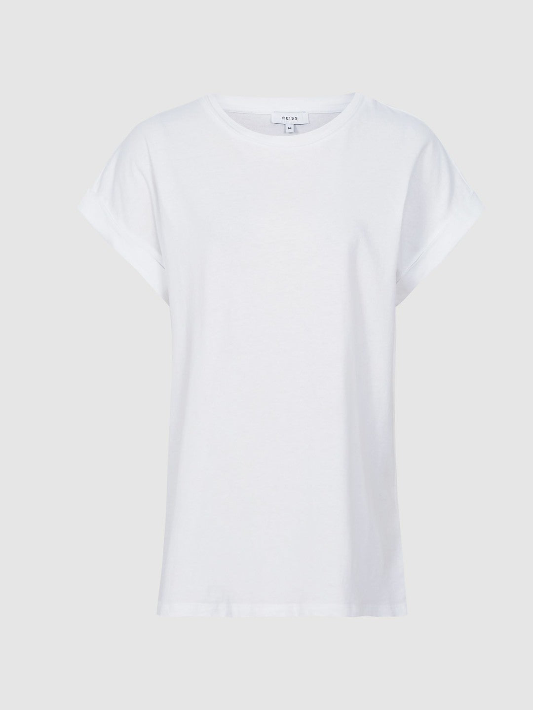 Cotton-Jersey Crew Neck T-Shirt White | Women
