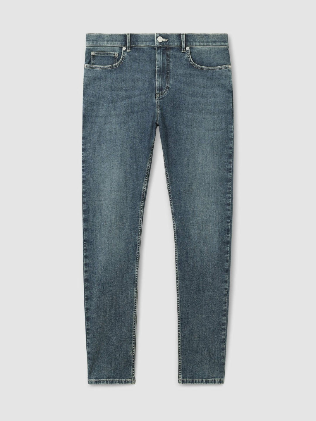 Skinny-Fit Jeans Washed Indigo Grey Cast | Men