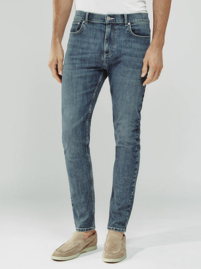 Skinny-Fit Jeans Washed Indigo Grey Cast | Men