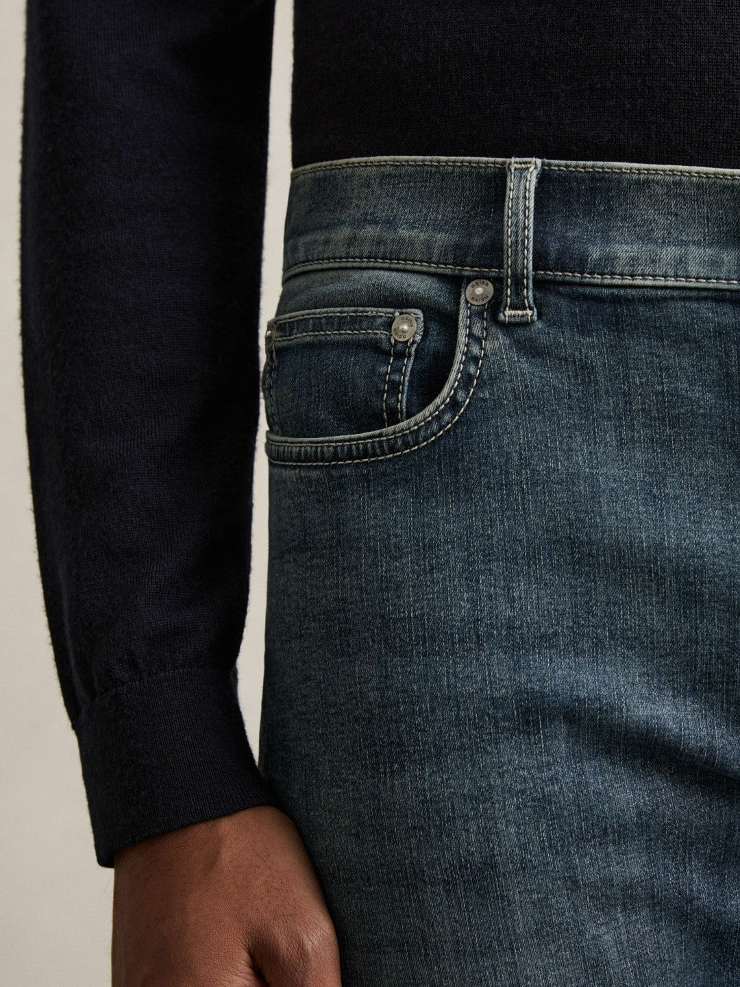 Skinny-Fit Jeans Washed Indigo Grey Cast | Men