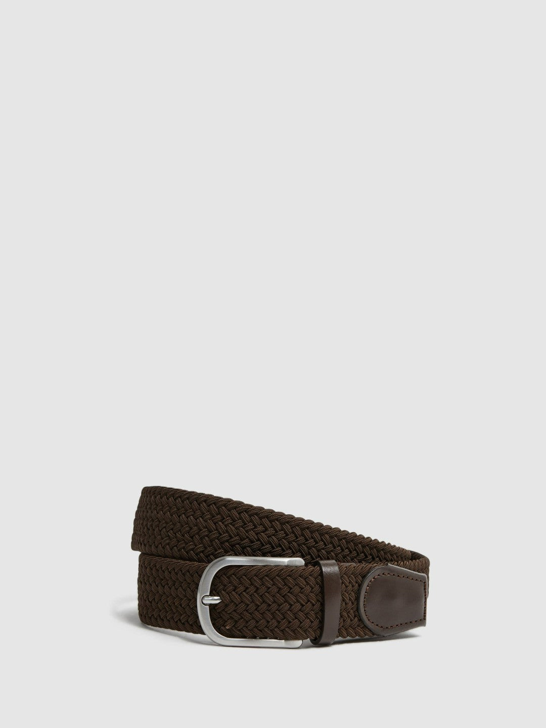 Woven Belt Dark Brown | Men