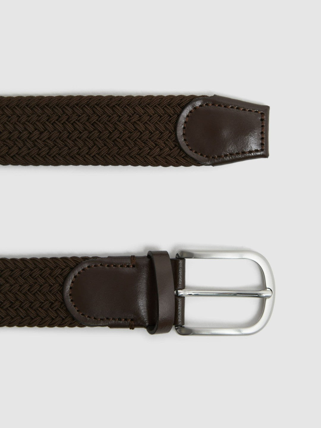 Woven Belt Dark Brown | Men