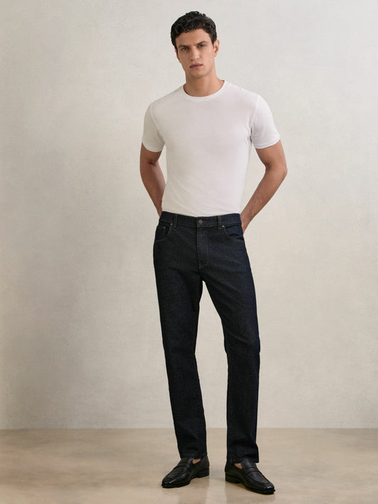 Straight-Leg Jeans Raw Indigo | Men