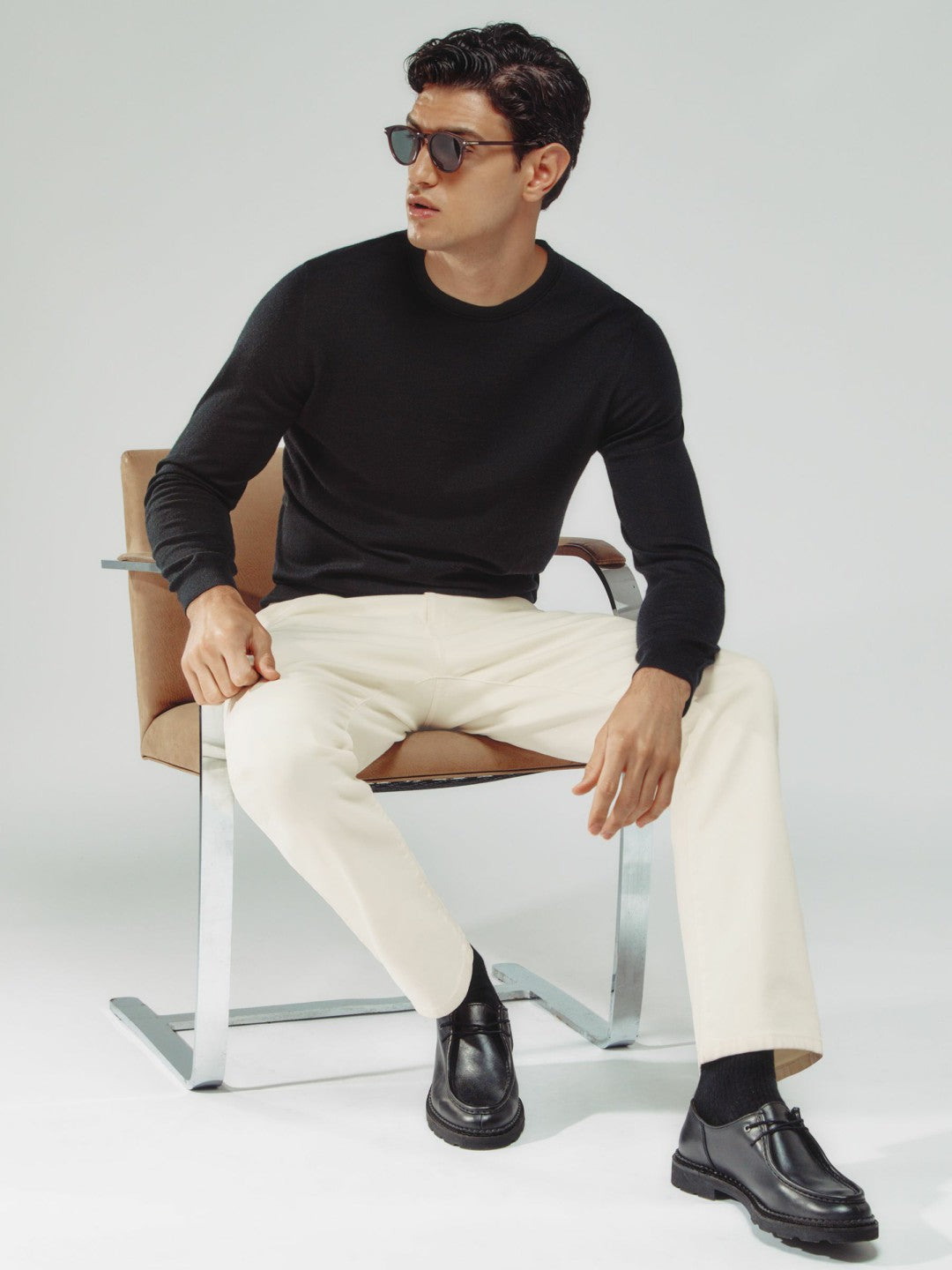 Straight-Leg Jeans White | Men