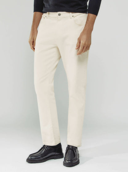 Straight-Leg Jeans White | Men