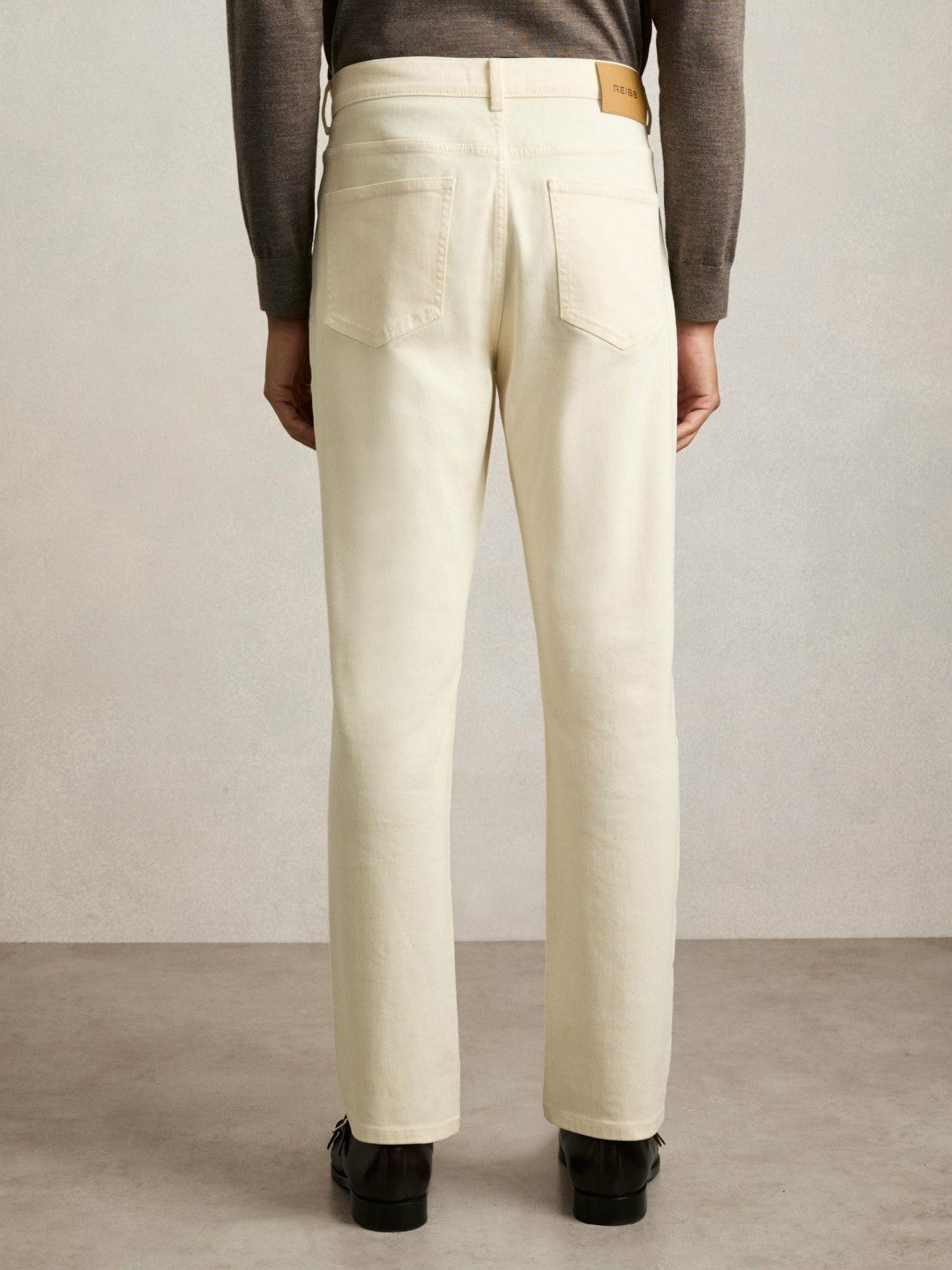Straight-Leg Jeans White | Men