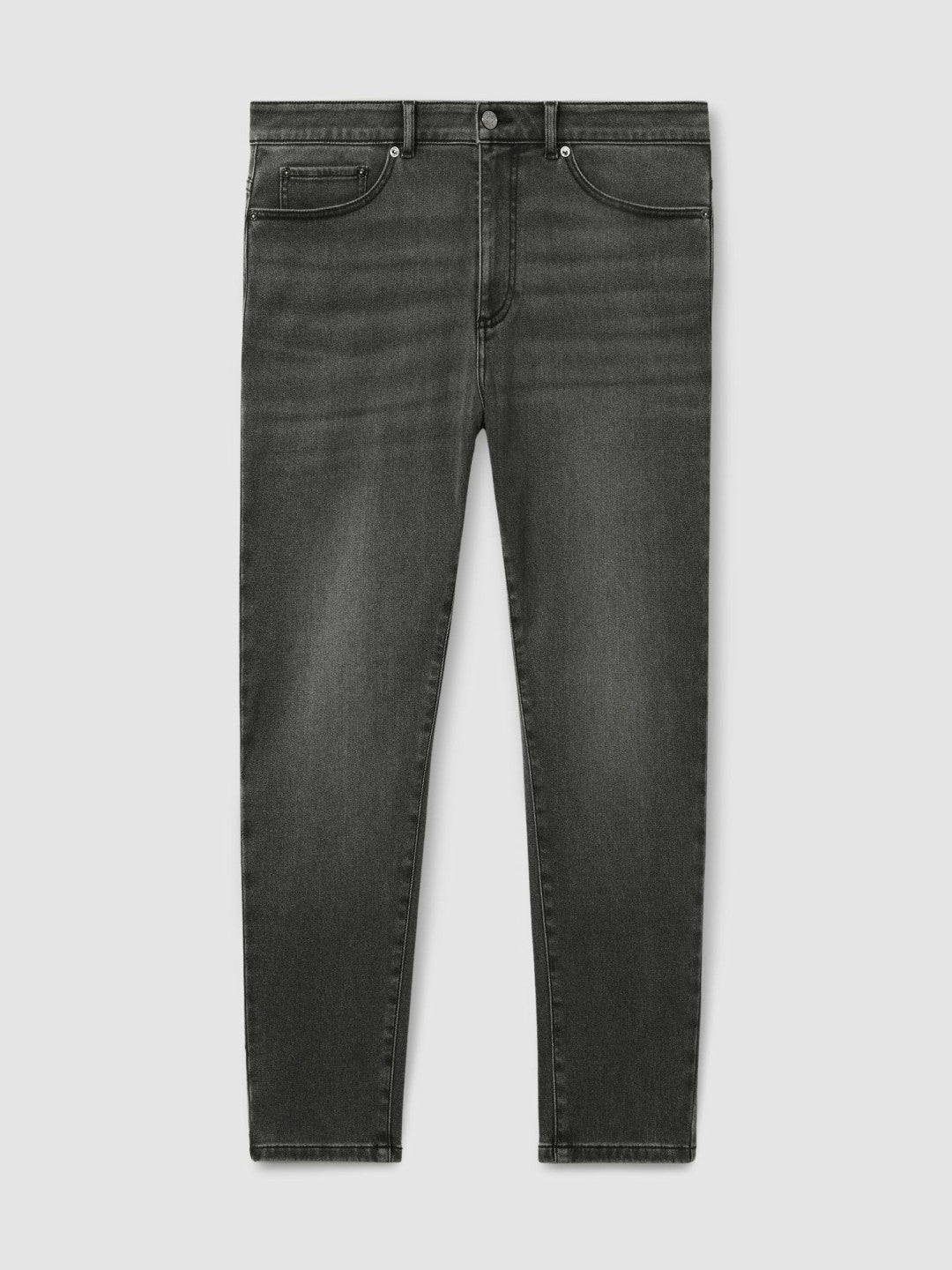 Relaxed-Fit Cropped Jeans Washed Black | Men