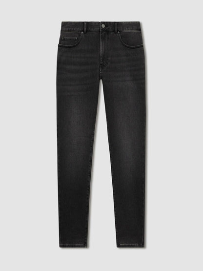 Tapered Slim-Fit Jeans Washed Black | Men