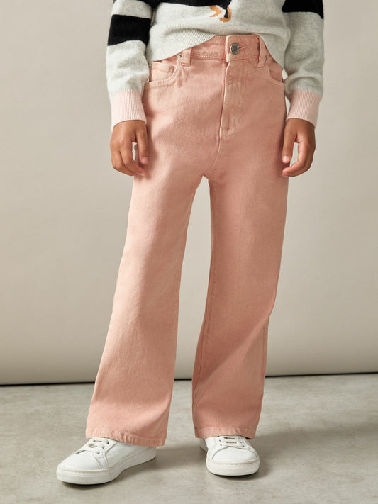 4-9 yrs Wide-Leg Jeans Pink | Children & Baby
