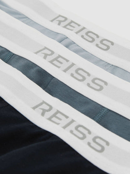 Stretch-Cotton Boxers 3 Pack Blue Multi | Men