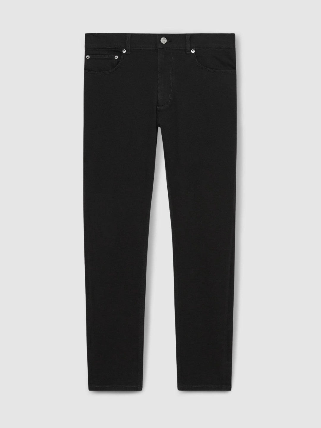 Cotton-Stretch Slim-Fit Jeans Stay Black | Men
