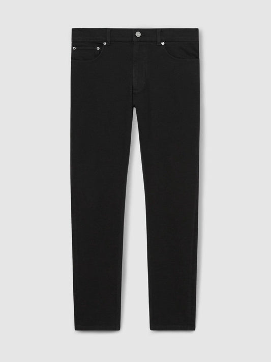 Cotton-Stretch Slim-Fit Jeans Stay Black | Men