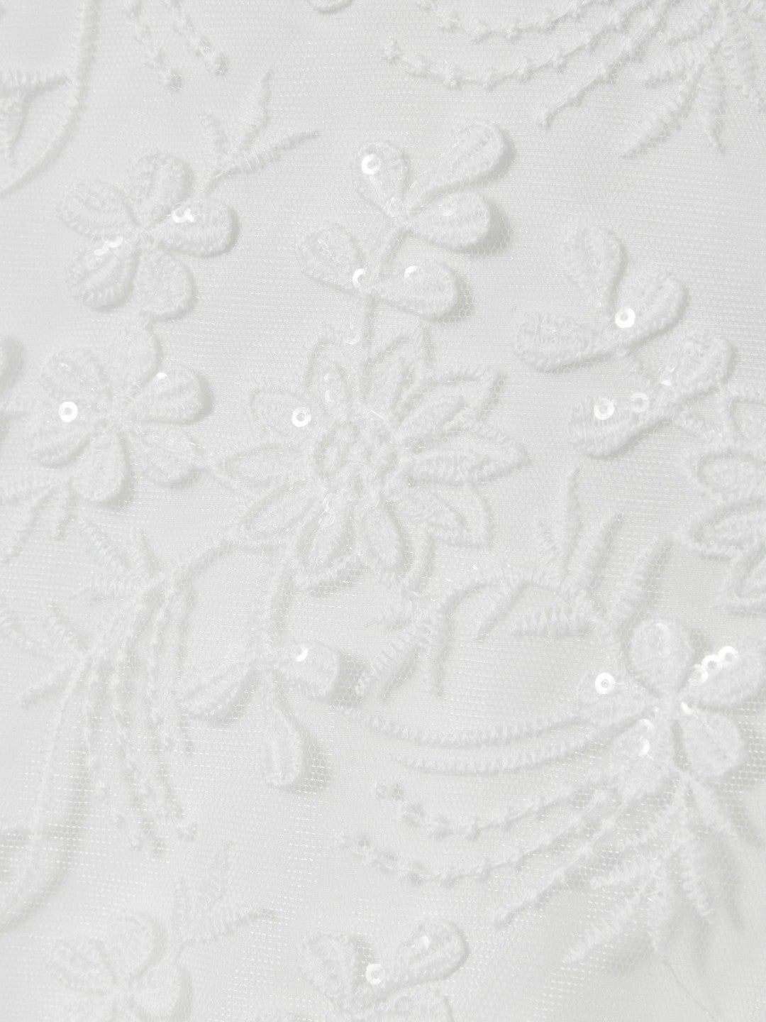 9-13 yrs Tulle Floral-Embroidered Bridesmaid Dress Ivory | Children & Baby