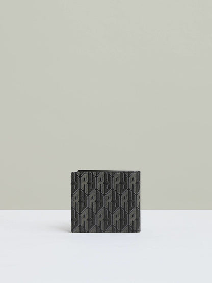 Coated Canvas Monogram Wallet Black | Men