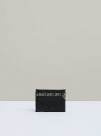 Monogram Canvas Card Holder Black | Men