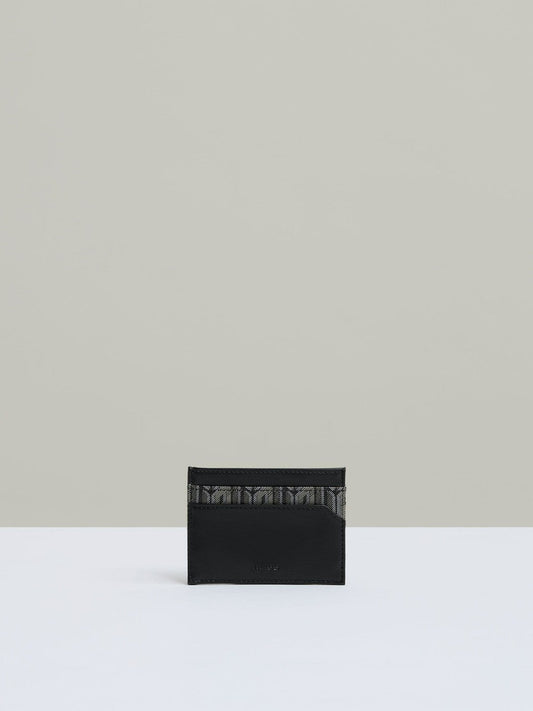 Monogram Canvas Card Holder Black | Men