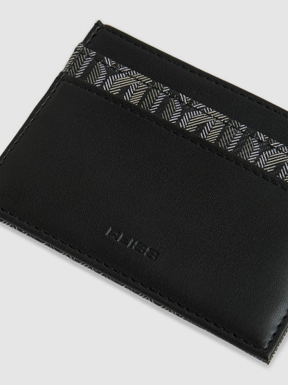 Monogram Canvas Card Holder Black | Men