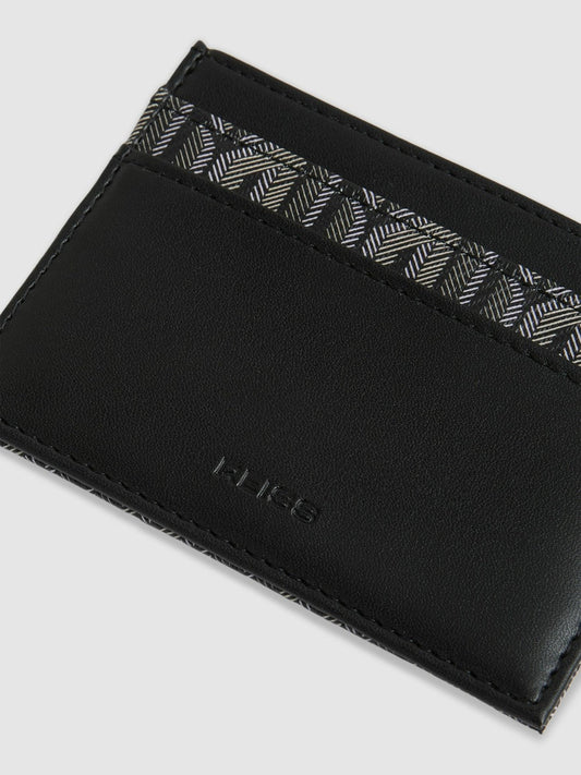 Monogram Canvas Card Holder Black | Men