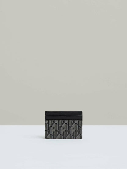Monogram Canvas Card Holder Black | Men