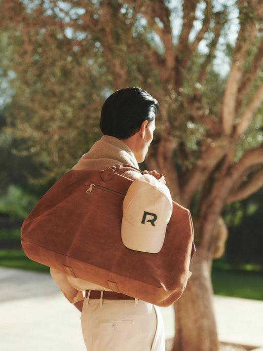 Suede Holdall Light Tan | Men