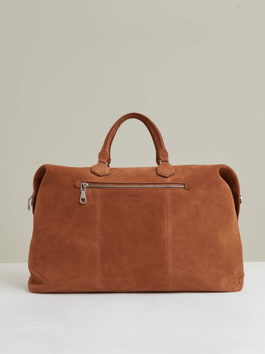 Suede Holdall Light Tan | Men